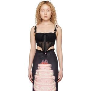 Nodress Black Stretchy Corset - size XS